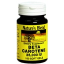 자연의 혼합 베타 카로틴 25,000 IU 100 Softgels