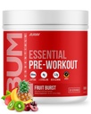 RAW Essential Pre-Workout Powder (Fruit Burst) - Chris Bumstead Sports Nutrition Supplement for Men & Women - Caffeine, L-Citrulline, L-Tyrosine 및 Beta Alanine Blend와 Preworkout Energy Powder