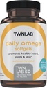Twinlab 매일 오메가 Softgels - 합동 건강과 뇌 건강 물고기 기름 보충교재 - 800 mg, 30 Softgels