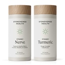 Stonehenge Health Dynamic Nerve + Dynamic Turmeric 번들은 편안함, Tingling, Numbness, Burning을 지원하기 위해 보충합니다.