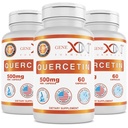 Genex 공식 Quercetin 500mg (60의 캡슐) 비 GMO, 글루텐 자유로운 (3 팩)