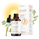 Pure Therapro Rx Vegan D3 + K2 Organic 100 % Liposomal 10ml Made in USA | 3 개월 공급 | 최대 흡수 비타민 D3 및 비타민 K2 보충제 남성 및 여성, D3 비타민 5000 IU