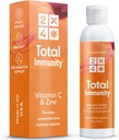 성인을위한 아연과 비타민 C가있는 2X4 엘더 베리 - 액체 일일 면역 지원 - Liposomal 면역 보충 비타민, 비 GMO, 설탕 무료, 30 서빙, 5 fl oz