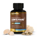 Lions Mane 보충 캡슐, 사자 Mane 버섯 1200mg, 두뇌 & 면역 지원, 비 GMO, 비 글루텐, Vegan-Friendly, 사자 Mane 분말, 120 조사