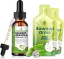 iMATCHME Soursop Graviola 액체 하락, 세포 지원 & 재생, 면역 부스트, 소화를 위한 Soursop 음료