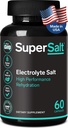 Keto Electrolyte 보충교재, 급속한 구두 Rehydration & 포스트 운동 회복, 마그네슘, 아연, 나트륨, 구리를 위한 소금 보충 정제 | 60의 캡슐 | 정지 다리 크림프 및 복원 에너지