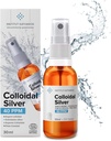 콜로이드 실버 포켓 스프레이 40 PPM 1/3 fl oz ● Ecocert Cosmos Natural ● Superior Concentration, 소형 입자 = 더 나은 결과 ● 인증 3 독립 노동