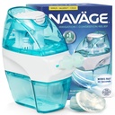 Navage Starter Bundle - Nasal Irrigation System - 1 Navage Nose Cleaner 및 30 Salt Pods가있는 Saline Nasal Rinse Kit