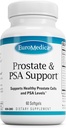 EuroMedica 전립선과 PSA 지원 - 건강한 전립선 및 호르몬 균형 지원을 위한 규정식 보충교재 - Curcumin, Turmeric 정유 & 포도씨 추출물을 가진 초본 보충교재 - 60 Softgels