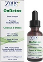 Zane OnDetox │10 – 15 Days Fast Cleanse and Support | 우유 이틀, Nettle, Greater Burdock, Artichoke & More | Vegan | 비 GMO | 글루텐 프리 | 1 Fl Oz.- 30ml