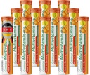 T & D 독일 Multvitamin 10 비타민 - 240 Vegan 음료 Effervescent 정제 - 오렌지 맛 - 독일에서 만든