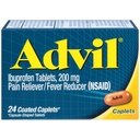 Advil 입히는 모자를 씌우는 고통 Reliever와 Fever 흡진기 Ibuprofen 200mg, 24 조사