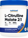 Nutricost L-Citrulline Malate 2:1 (300 그램) (블루 라즈베리)