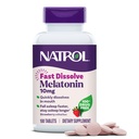 Natrol Melatonin 10mg 빠른 용해 정제 - 딸기 풍미, 100 조사, 수면 지원, 성인을위한 빠른 용해 Melatonin, 100 일 공급