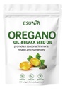 Oregano Softgels, Oregano Oil with Black Seed Oil은 계절 면역 건강과 마구, Oregano Oil Supplement Capsules, Non-GMO, Gluten Free, 300 Softgel 캡슐 규정식 보충교재를 승진시킵니다.