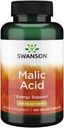 Swanson Malic Acid - 셀룰러 에너지 생산을 촉진하는 천연 보충 - 영양 '&' 근육을 격려하는 보충 공식 - (100 Veggie 캡슐, 600mg 각각)