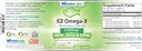 EZ Omega-3 Atlantic Menhaden 물고기 기름 보충교재 2000 mg, Burpless, 미국에서 만드는, EPA+의 완벽한 균형 DHA + DPA 120 소프트젤