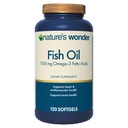 자연의 경이 물고기 기름 1100mg Omega-3 물고기 기름은 여자와 남자, 건강한 합동을 위한 EPA & DHA, 심장, 면역 체계, Softgels의 120 일 공급을 보충합니다