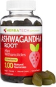 남자와 여자를 위한 Ashwagandha Gummies - 가장 강한 1,500mg 공식 (100의 Gummies) 3% 기복을 위한 Cortisol 차단제, Calming 및 Herbatech 보충교재에서 Relaxation