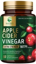 Apple Cider Vinegar 캡슐 ACV는 1877mg, 비타민 D3, 아연 & 제일 ACV 보충교재 알약 더 나은 소화를 위한 Gut 건강, 면역 체계 지원, 비 GMO & 글루텐, 60의 캡슐을 지원합니다