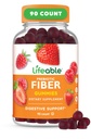 성인용 Lifeable Prebiotic Fiber Gummies | 5g | 그레이트 타스팅 섬유 보충 교재 | 소화 건강을위한 Prebiotic Gummies | 여성용 높은 섬유 Gummies | 90 Gummies