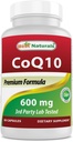 최고의 자연 CoQ10 600 mg 60 캡슐 (817716013725)