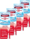 Mucinex Nasal Decongestant 스프레이, Sinus-Max Severe Nasal Congestion Relief Clear & Cool Nasal Spray, 12 시간, 빠른 행동, 냉각 Menthol 풍미, 포장 할 수있다 Vary, 0.75 Fl Oz (포장 4)