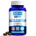 우리는 비타민 Astaxanthin 10mg Softgel 같이 - Haematococcus Pluvialis에서 높게 유력한 Astaxanthin 보충교재 - 눈, 합동, 피부 건강 & 에너지 수준을 개량합니다 - 60 조사, 2 달 공급
