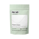 Amy Myers MD Organic Greens Powder - Energy & Gut Health 지원 - Spirulina, Chlorella, Barley Grass와 USDA 유기농 슈퍼 푸드 혼합 - 270g (30 인분)