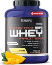 궁극적 인 영양 Prostar Whey Protein Powder Isolate, Mango - 낮은 Carb, 근육 이익 및 회복을위한 높은 단백질 분말 Shake - 낮은 나트륨, 낮은 Fat & Keto 친절 - 5.28 lbs Tub