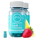 Sugarbear 머리 비타민 거미 2 달 공급 여분 힘 Biotin 6000mcg, 남자 & 여자를 위한 성장, Vegan 비타민 B12, MSM, Inositol, Omega 3, Elderberry의 증명된 고약, Halal, Cruelty 자유로운