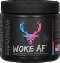 Woke Af Bucked Up Pre-Workout Powder, 증가 에너지, 마이애미, 333mg 카페인, 20 서빙