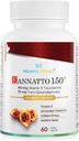 웰빙 추출물 Eannatto 150mg 비타민 E Tocotrienols 보충교재 GG - 건강한 노후화 60 softgels.