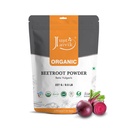Just Jaivik Beetroot Powder Organic 227 gm / 0.5 lb | 천연 니트로 산화물 부스터 | 건강한 심장을위한 슈퍼 푸드 | 혈액 순환 및 체력 지원 | 글루텐 무료 및 채식