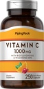 Piping Rock Vitamin C 1000mg | 250 캡슐 | Bioflavonoids와 Rose HIPS | 여성용 보충 | 비 GMO, 글루텐 무료