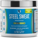 SteelFit Steel 땀 지방-Burning Pre Workout | Boost Metabolism, 증가 에너지, 화상 지방 및 칼로리 | 그린 애플, 30 서빙