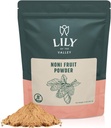 Lily of the Valley Noni Fruit Powder - Morinda Citrifolia - Superfood Indian Mulberry - 스무디 및 요리법 - Vegan & Gluten-Free - Resealable pouch (8oz, 226g) - 패키지 5 월 Vary