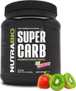 NutraBio Super Carb, 클러스터 Dextrin & Electrolytes, 운동 연료, 성능 및 근육 회복, Cyclic Dextrin, Kiwi Strawberry, 30 Sv 용 고급 캐비티 보충 분말