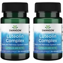 Swanson Luteolin Complex w/Rutin - 두뇌 지원 보충 메모리, 무드 및인지 건강을 촉진 - 자연 공식은 Nervous 시스템 유지 - (30 Veggie 캡슐) 2 팩