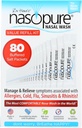 Nasopure Nasal Wash, Value Refill Kit, “The Nicer Neti Pot” Sinus Wash Kit, 편안한 Nasal Rinse 80 소금 패킷 (3.75 그램 각각), Nasal Congestion, Cold, Flu, Allergy, Nasal 관개 시스템