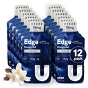 UCAN Edge Energy Gel Shots, Vanilla Latte + Caffeine (12, 2 Ounce Packets) 실행, 훈련, 운동, 피트니스, 사이클링, 크로스핏 | 슈가프리, Vegan, & Keto Friendly Energy