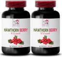 호손 추출물 보충 - HAWTHORN BERRIES EXTRACT - 베리 보충, 여성, 항 산화 열매, 유기 호손 베리 추출물, 여성 2 Bot 120 모자에 대한 항 산화