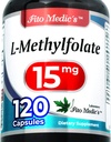 FITO MEDIC'S Lab | methylfolate |120 캡슐 | folate Supplement | 메틸 folate | 메틸folate 보충교재 | 매우 높은 흡수.