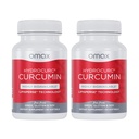 Omax3 2 팩- HydroCurc Turmeric Curcumin Softgels, 고생 생물 사용 MCT 오일 나노 입자 효능 및 흡수, 관절 건강, 120 Softgels