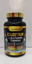 Colostrum 보충교재 - 10in1 공식 - L 글루타민, Turmeric, Cayenne Pepper, Apple Pectin, Probiotics, Ginger 및 더 - 소화 건강, 면역 지원 - 120의 캡슐에 넣으십시오