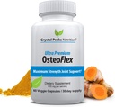 유기 Curcuminoids Osteoflex - Optimal 흡수 및 최대 합동 지원을 위한 자연적인 Turmeric & Bioperine. 60 캡슐, 30 일 공급