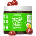 Yerba Mate Gummies - 에너지, 초점, Immunity & Cardio 건강을위한 Yuzu & Ginger 풍미 | Vegan, Non-GMO, 글루텐 프리 - 50 천연 보충 Gummies