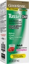 GoodSense Tusssin Cough Syrup DM, 라즈베리 맛, 기침과 가슴 혼잡을위한 효과적인 구호, 얇은 Mucus, 8 Fl Oz