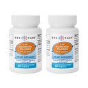 게리카레 슬로우 마그네슘 염화물 | Geri-Care의 칼슘 정제 | 영양 보충 | 60 Count Bottle (Pack of 2)