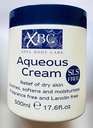 XBC 수성 크림 Emollient 500ml 건조한 피부를 위한 큰 Tub 기복
